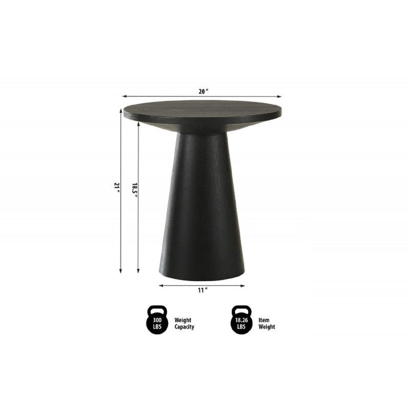 Round Console Table With Pedestal Base