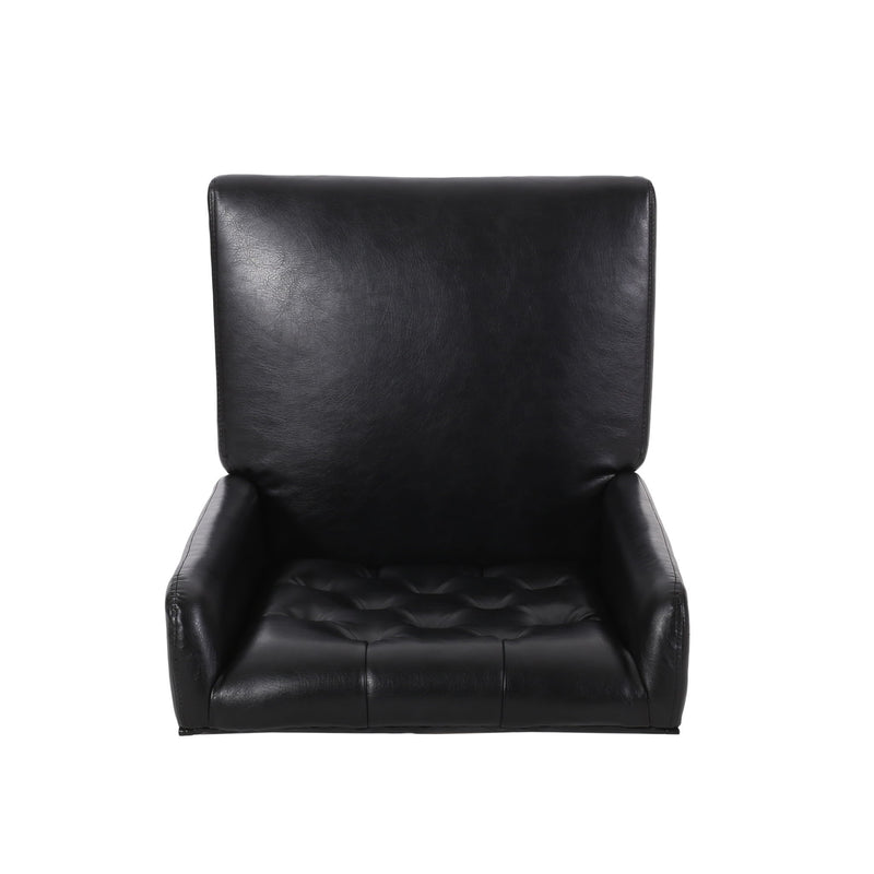 Sophisticated Tufted Dining Chair With High Back Design