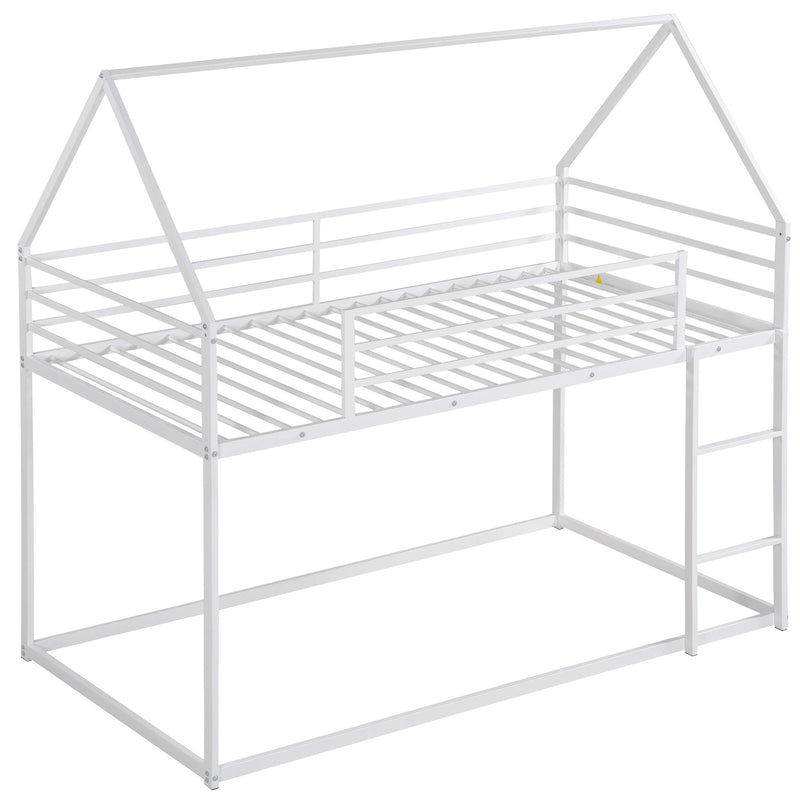 House Bunk Bed With Built In Ladder