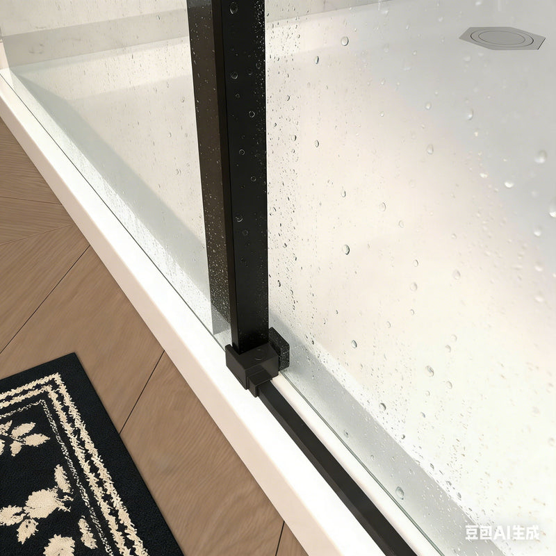 Frameless Single Sliding Shower Door
