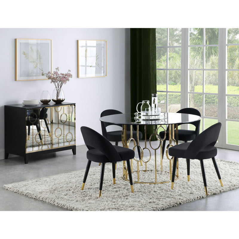 Arched Back Dining Chairs (Set of 2)