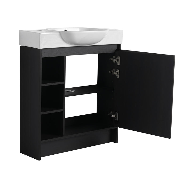 Freestanding Bathroom Vanity With Sink, Soft Close Door