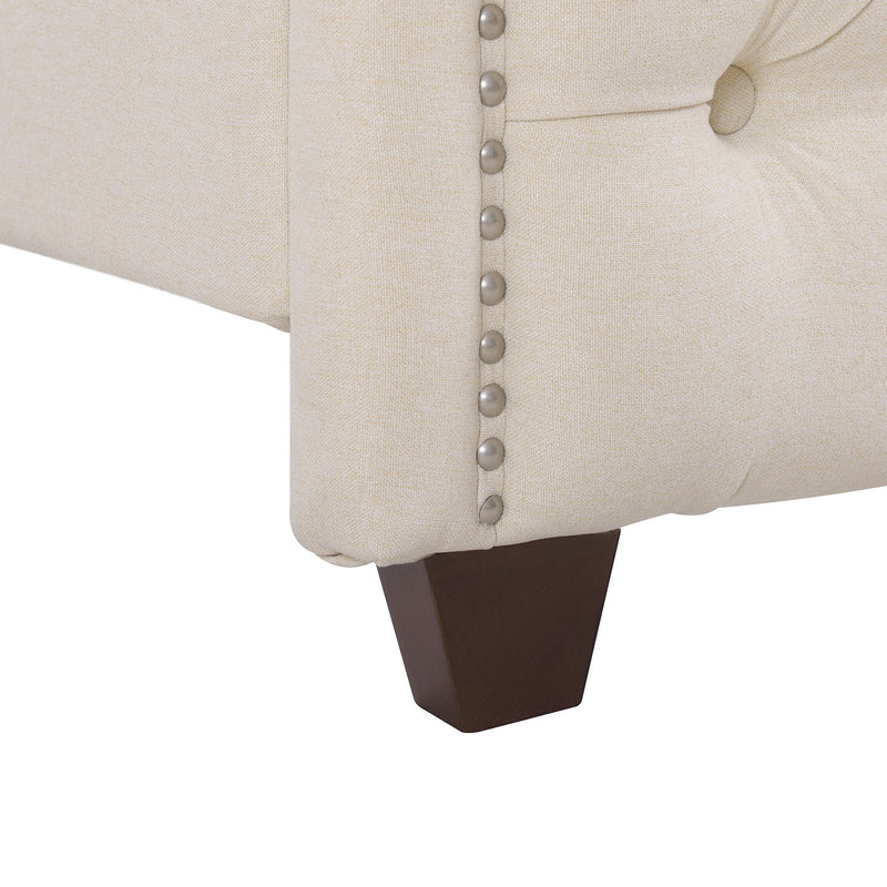 Marcella - Upholstered Shelter Headboard Bed