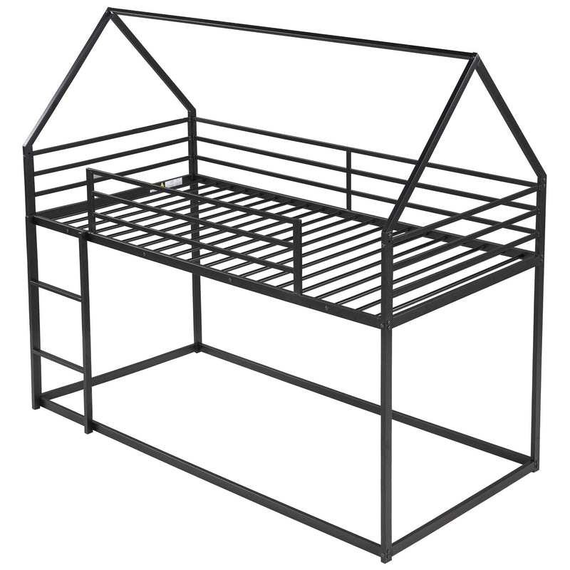 House Bunk Bed With Built In Ladder