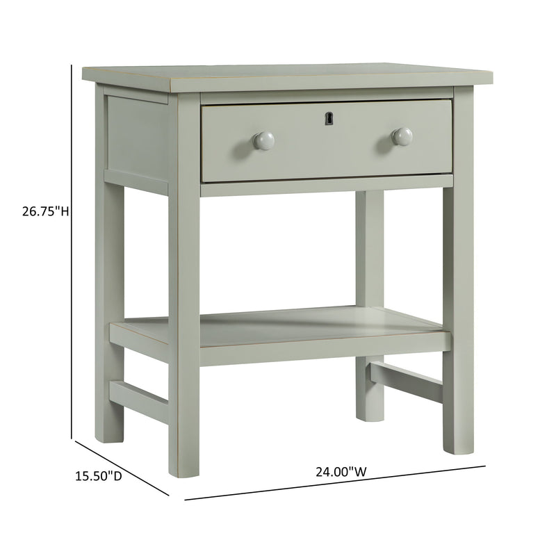 Finley - 1 Drawer Storage Nightstand