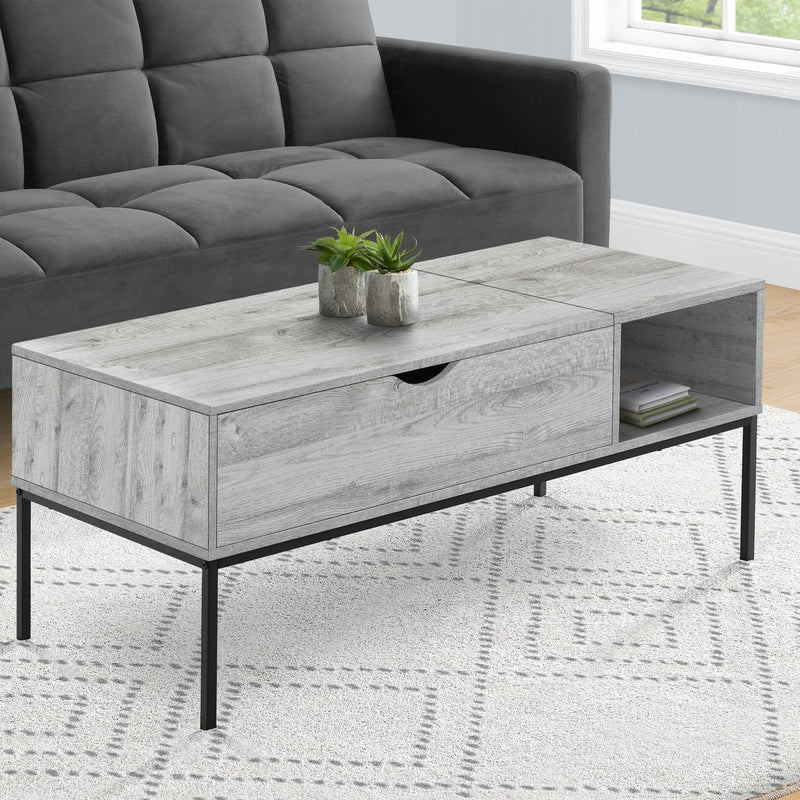 Table, Rectangular, Cocktail, Functional Lift-Top, Contemporary & Modern