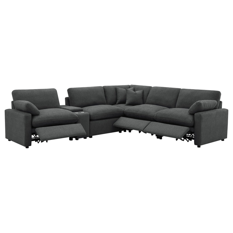 Hollander - 6 Piece Modular Power Reclining Sectional Sofa