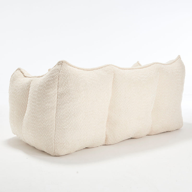 Comfortable Dual Beanbag Chair With High Resilience Foam Core For 2 People