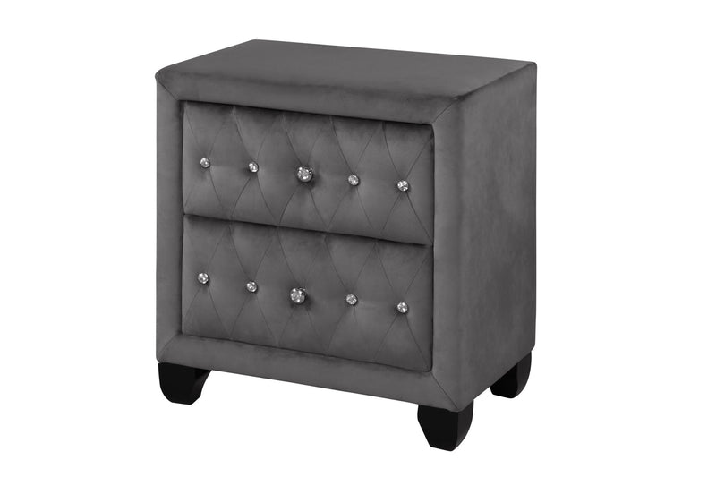 King 5 Piece Bedroom Set Made - Gray