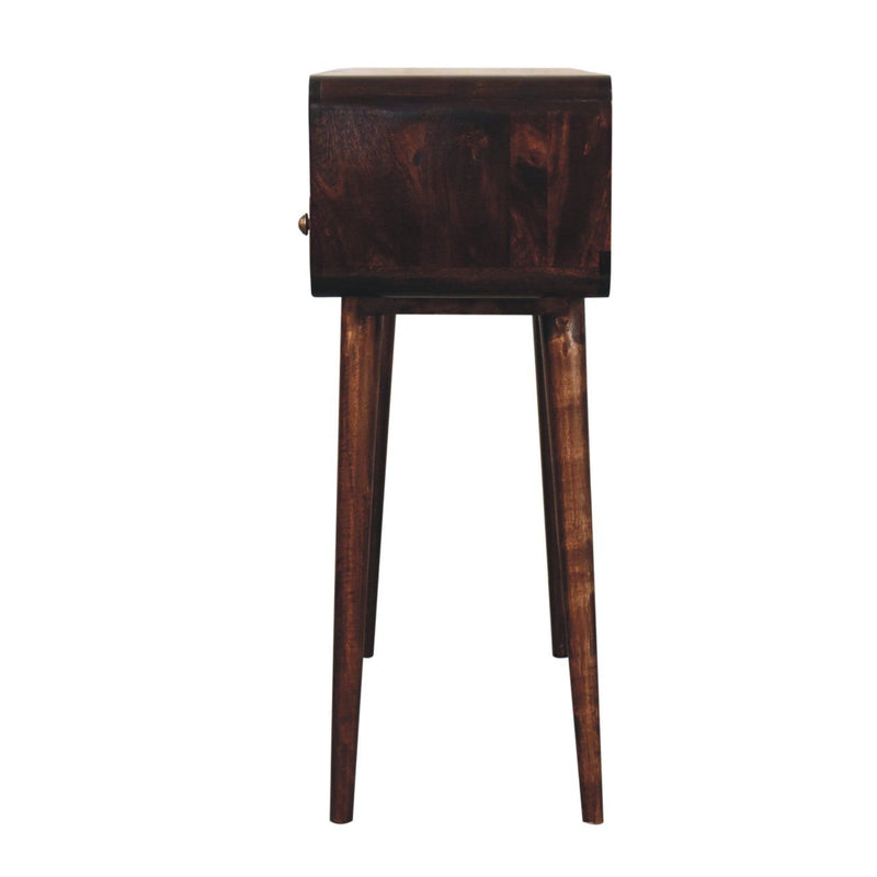 Solid Wood Curved Console Table