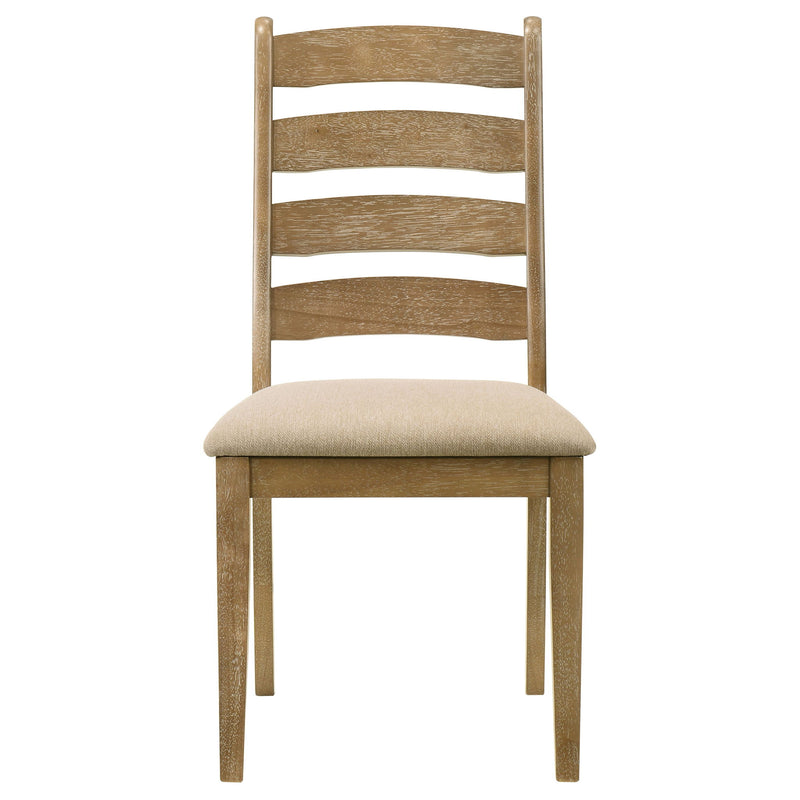 Sammy - Dining Side Chair (Set of 2) - Brown / Beige