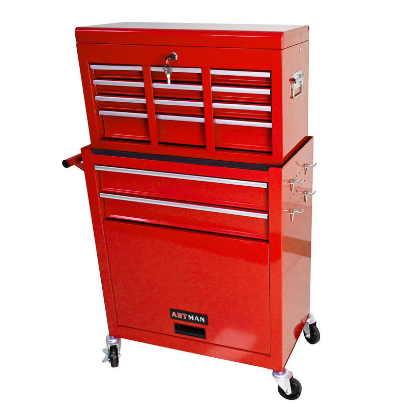 High Capacity Rolling Tool Chest With Wheels And Drawers, Storage Cabinet