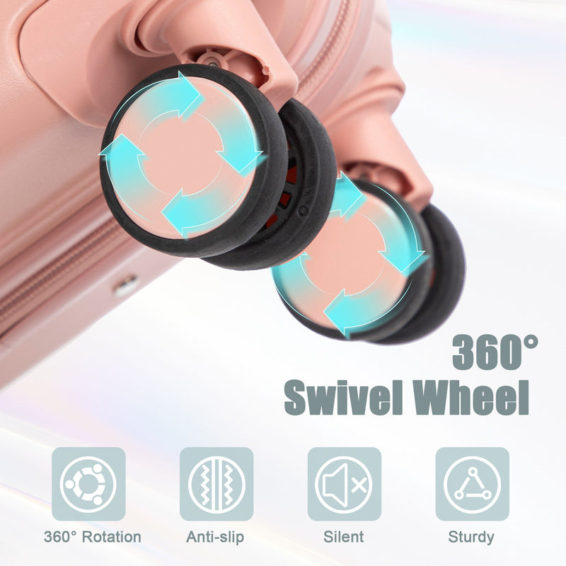 Spinner Luggage Set & Combination Lock