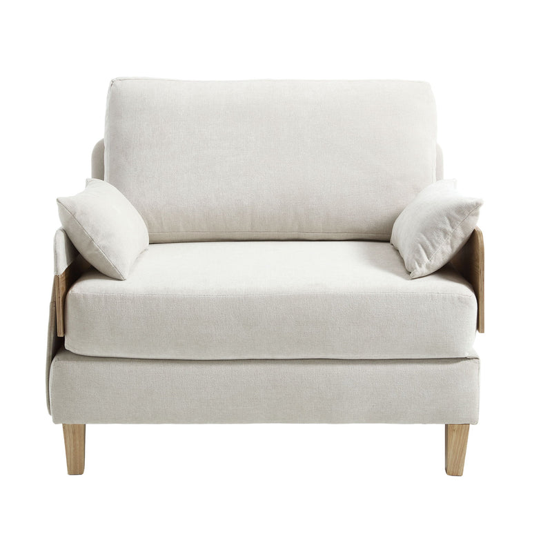 Mid Century Modern Foldable Sofa Bed, 3 In 1 Convertible Sleeper With 3 Pillows