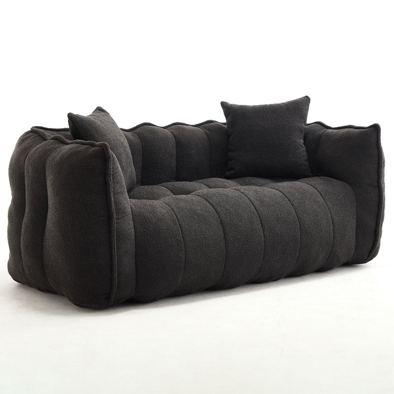 Cozy Beanbag Chair With High Resilience Foam Core For 2