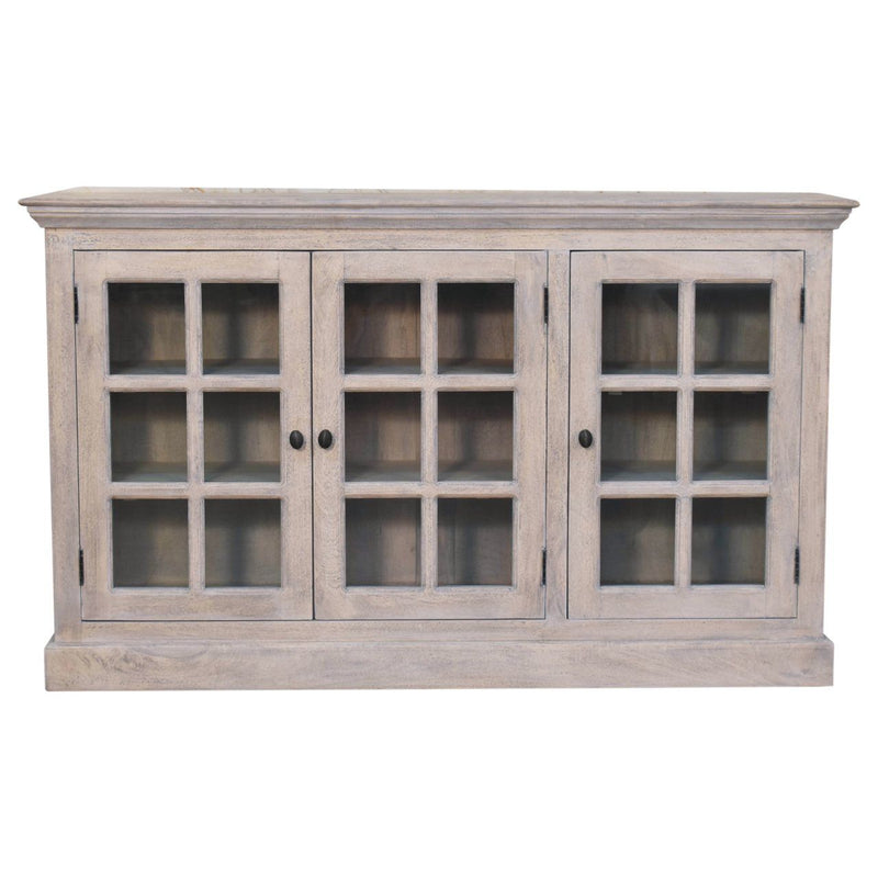 Triple Glazed Cabinet - Beige