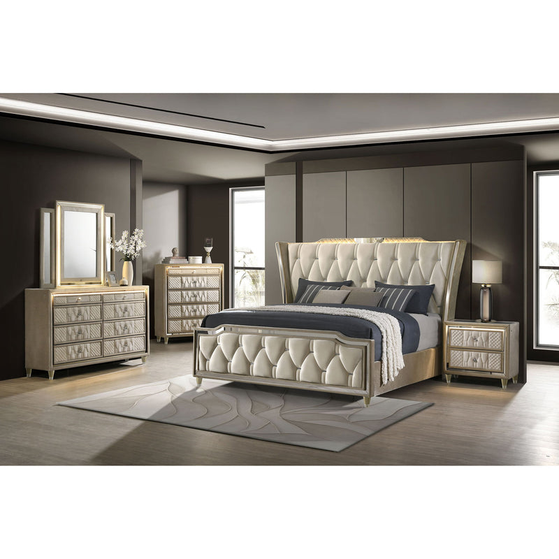 Mika - 8 Drawer LED Dresser