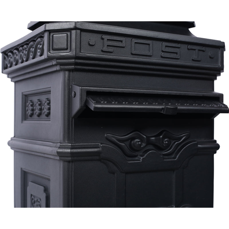 Mailboxs Residential Large-Capacity Letter Box, Rainproof Postbox Statue