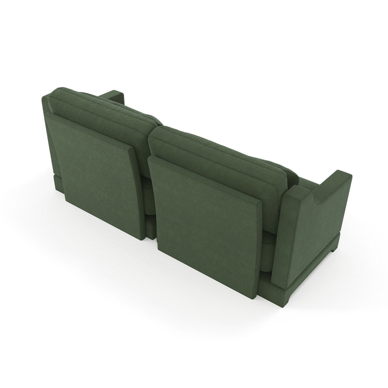 Elegant Sofa With Ergonomic Design And Lumbar Pillows