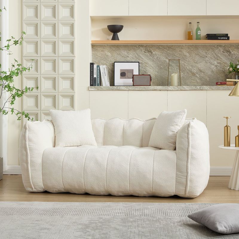 Cozy Beanbag Chair With High Resilience Foam Core For 2
