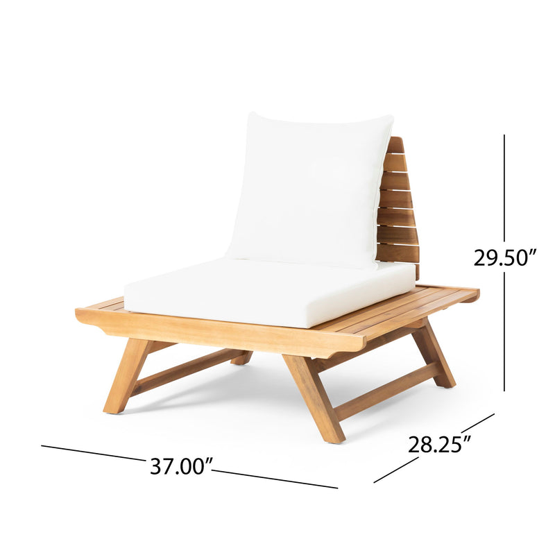 Sedona - Outdoor Club Chair With Slatted Design