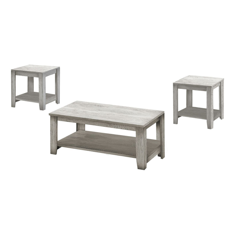 Table Set, Coffee, End, Side, Accent, Living Room, Transitional (Set of 3)