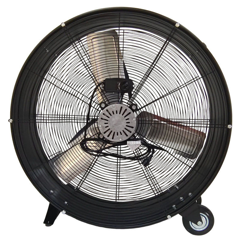 Velocity Drum Fan With 2 Speed - Black
