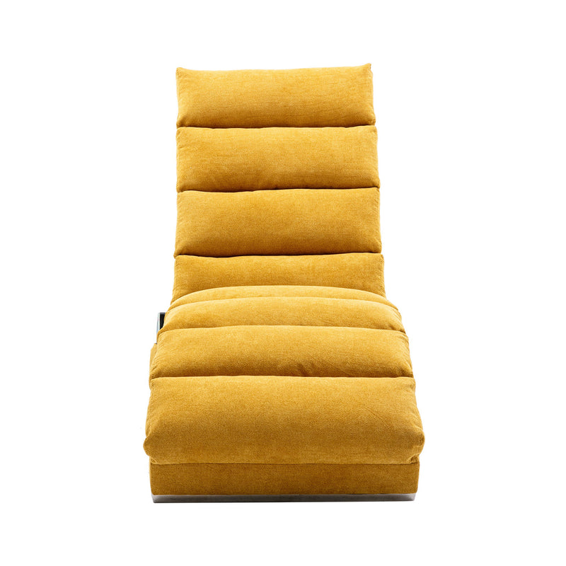 Massage Chaise Lounge Indoor With Remote Control, Ergonomic Electric Massage Lounger