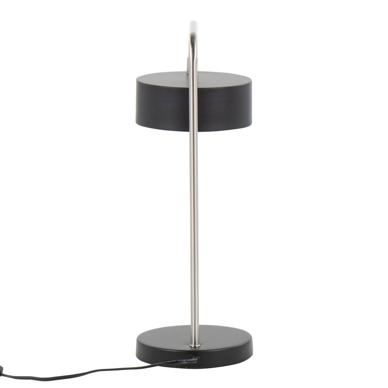 Puck - Contemporary Table Lamp - Nickel