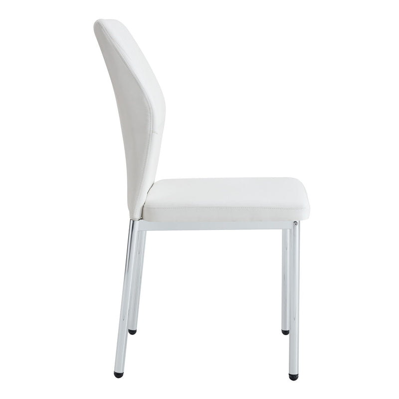 Luxury Simple High Resilience Dining Chair With Metal Legs