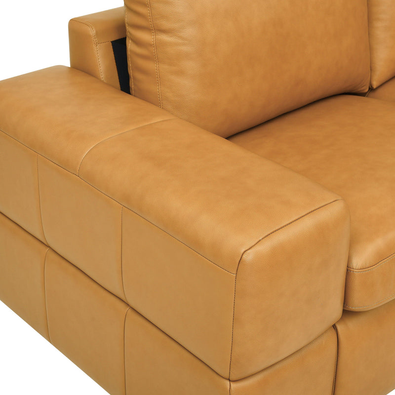Modern Sectional Sofa With Large Square Arms