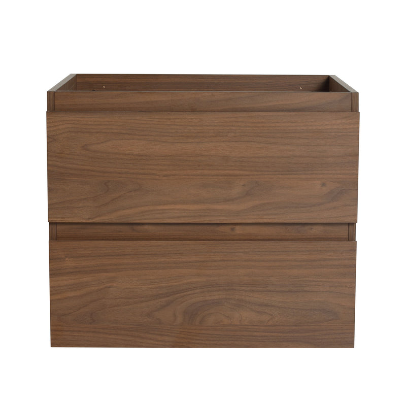Wall Mounted Bathroom Vanity With Sink, 2 Soft Close Drawers