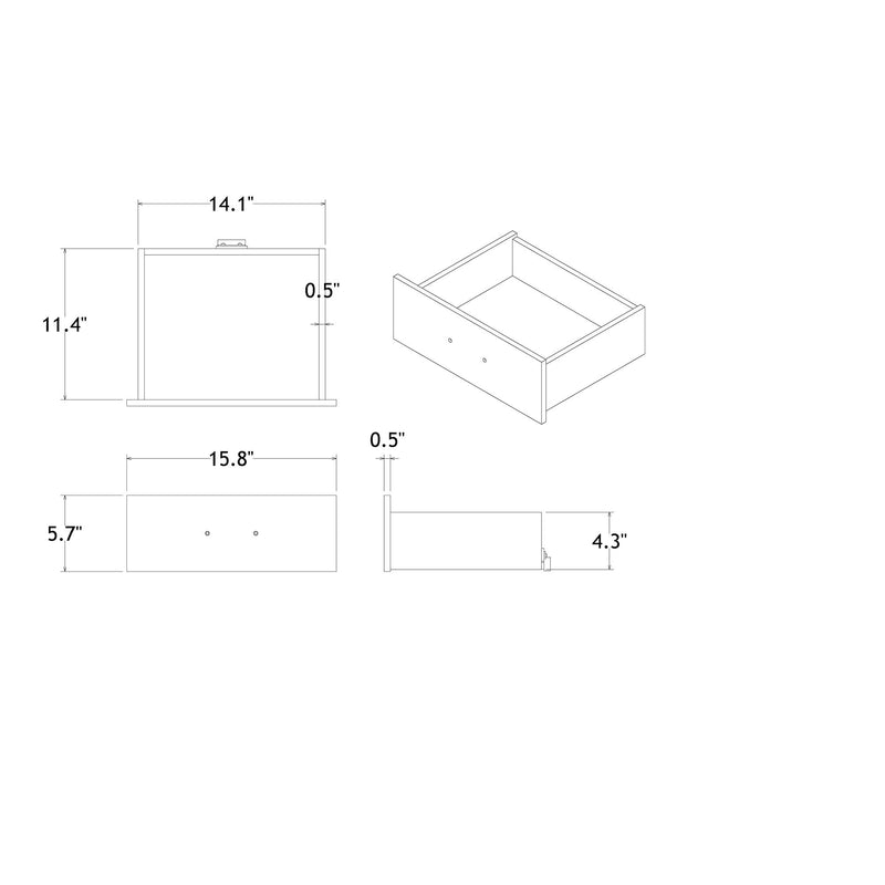 Charlston - 5 Piece Bedroom Set With LED Headboard