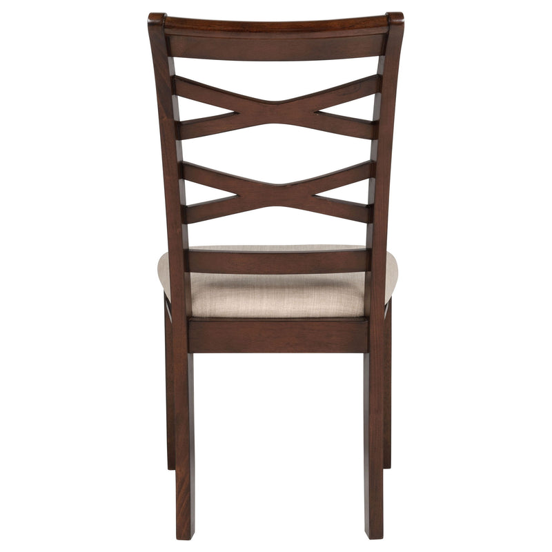 Verety - 5 Piece Round Dining Set With Chairs - Dark Brown