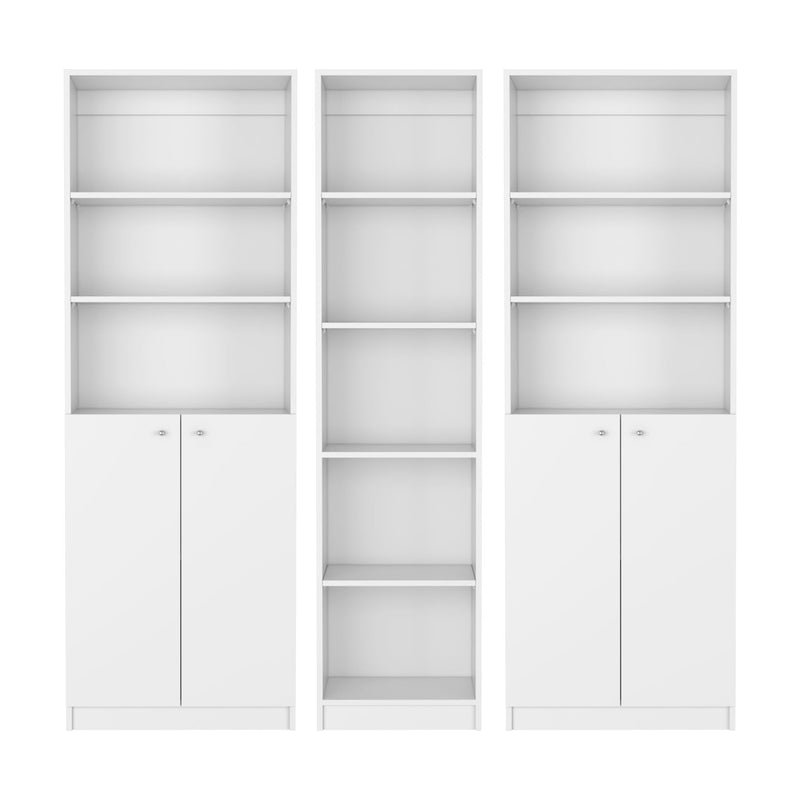 Levan - 3 Piece Living Room Set With 3 Bookcases