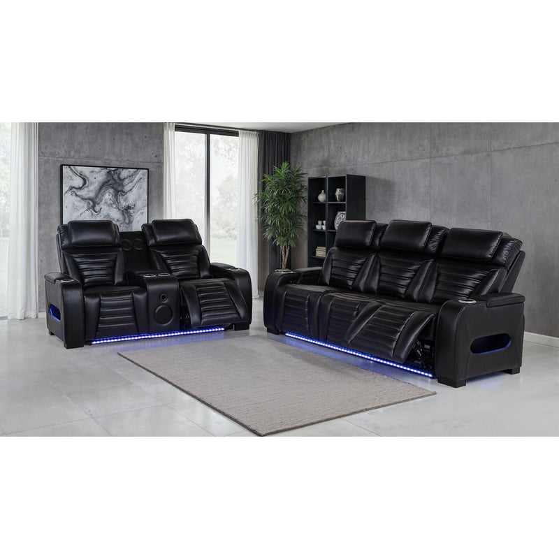 Isadora - Power Recliner With Dual Power Adjustments - Black