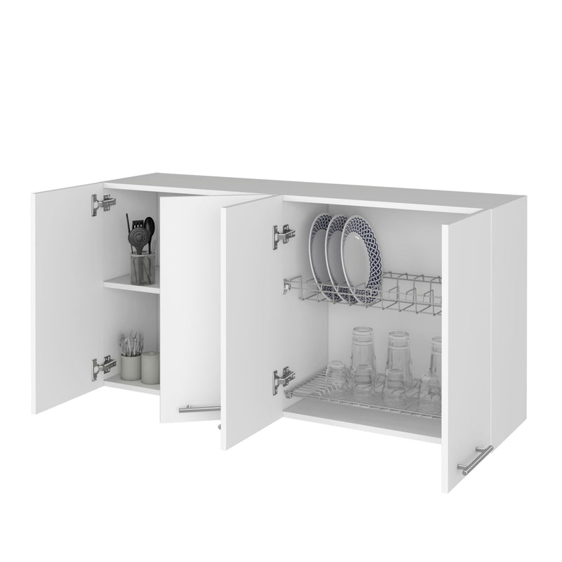 Kitchen Cabinet Durham Four Doors - White