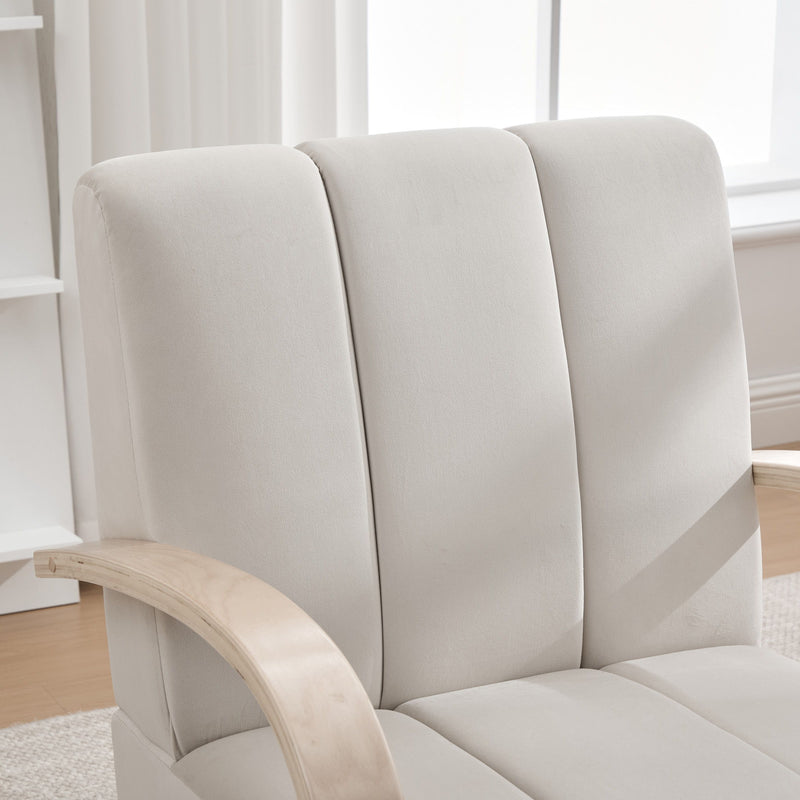 360° Swivel Accent Chair With Armrests