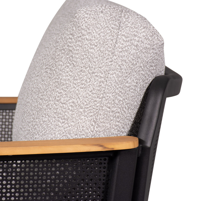 Chair With Armrests - Black / Black Multi