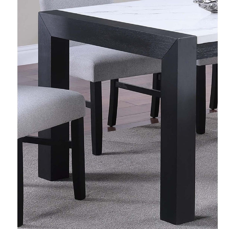 Dining Table - Charcoal / White / Charcoal