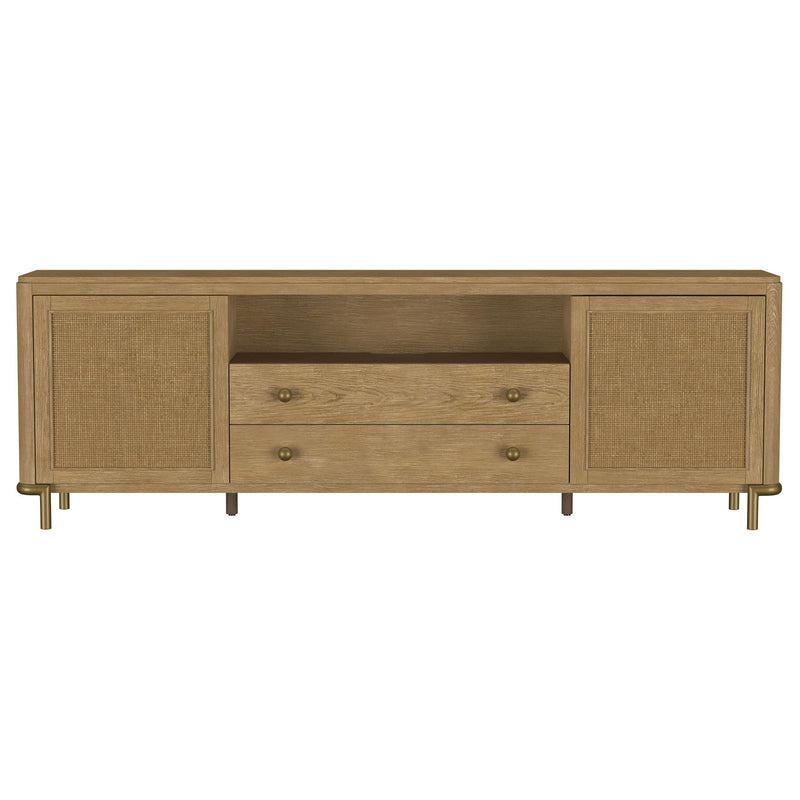 Benson - 2 Door TV Stand With Dual Drawers