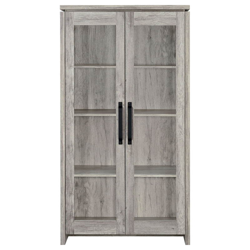 Myerson - 2 Door Tall Cabinet - Gray