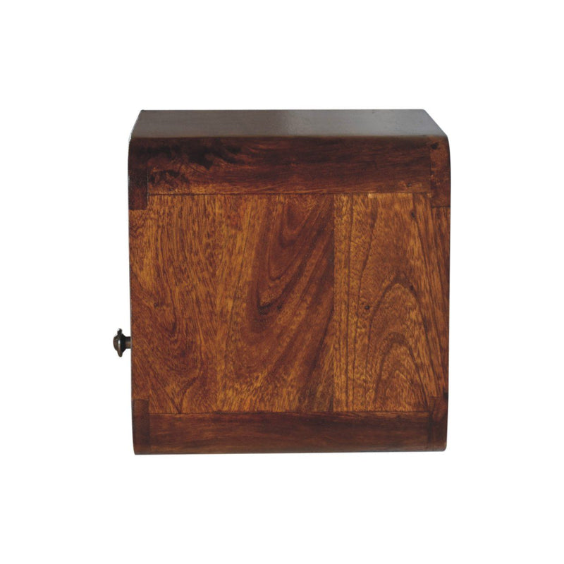 Curved Upper Slot Floating Nightstand
