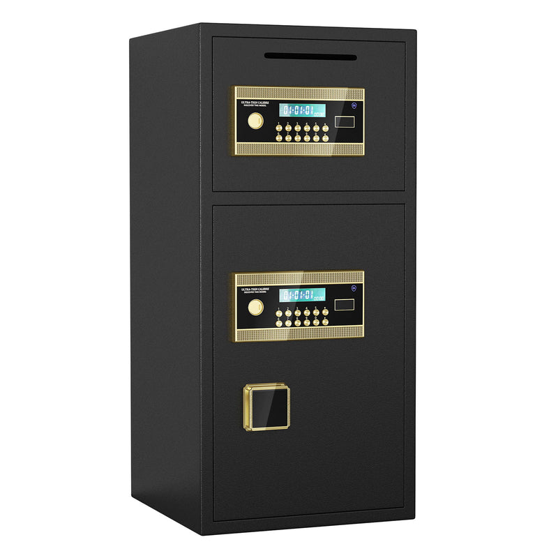 Large Double Door Coin Operated Safe, Digital Security Safe With Fireproof And Waterproof Bag