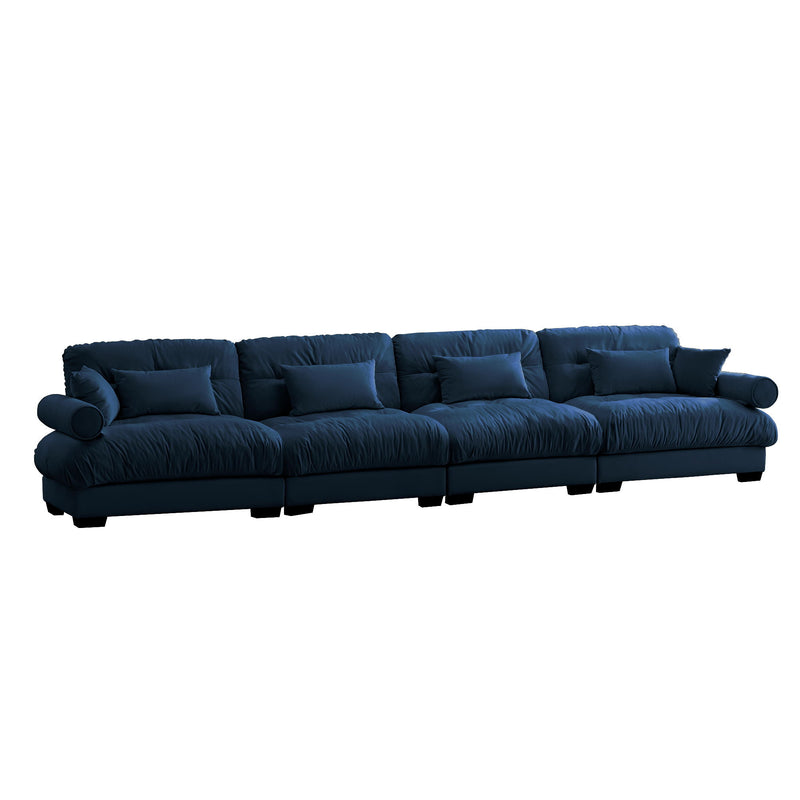 Super Comfort Oversized Modular Sectional Sofa, Deep Seat Convertible L Shaped Couch