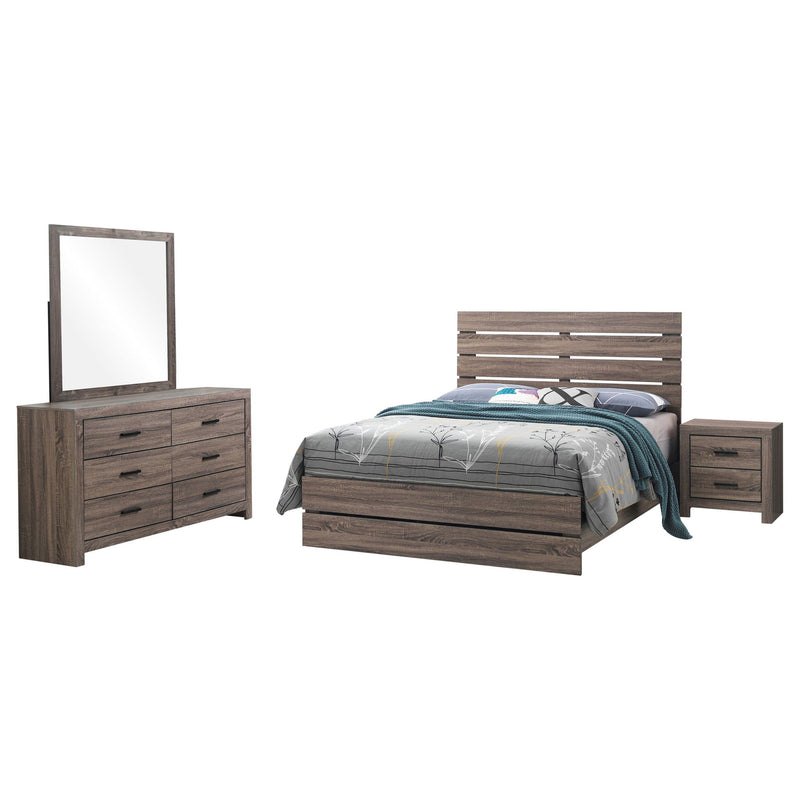 Geary - Slatted Headboard Panel Bedroom Set