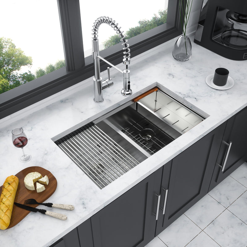Modern Double Bowl Undermount Kitchen Sink
