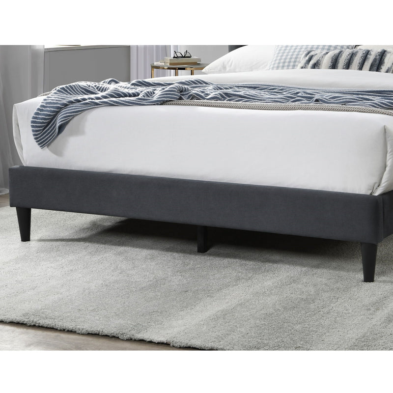 Bed Upholstered Box Design Headboard