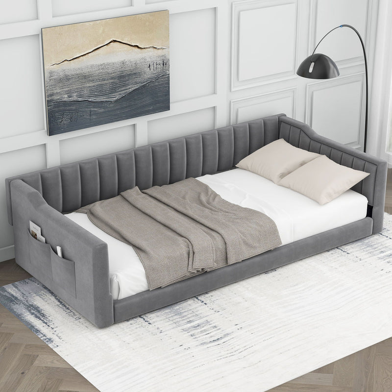Daybed With Side Storage Pocket