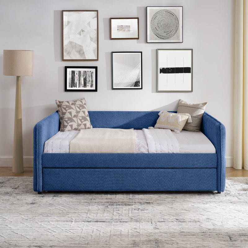 Upholstered Daybed With Pop Up Trundle